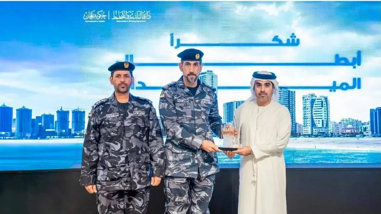 بلدية عجمان تحتفي بأبطال الميدان والشركاء المتميزين
